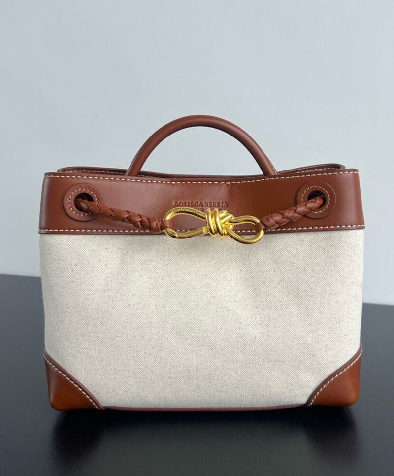 Bottega Veneta Small Andiamo Coffee