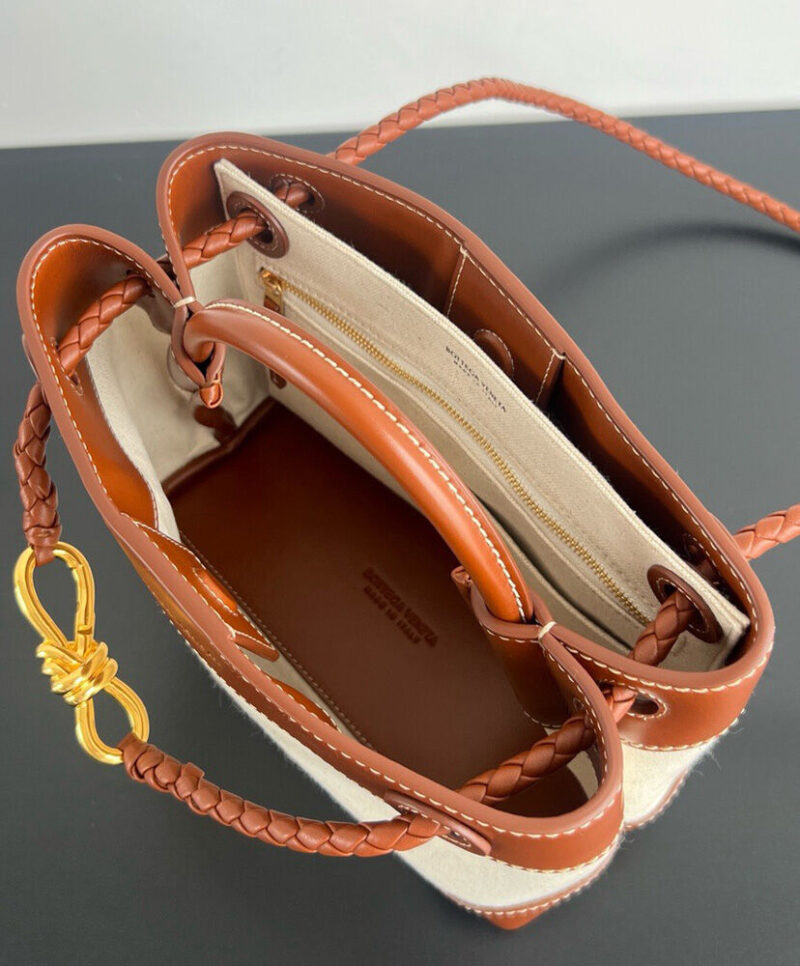 Bottega Veneta Small Andiamo Coffee
