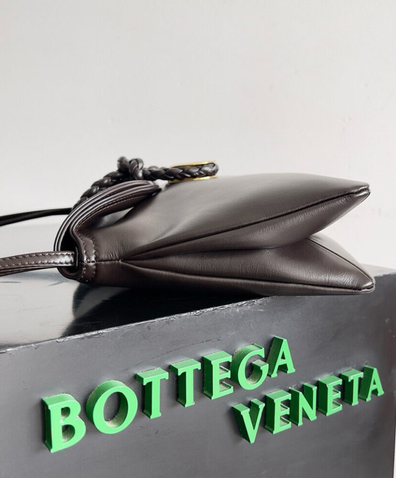 Bottega Veneta Small Liberta Dark Coffee