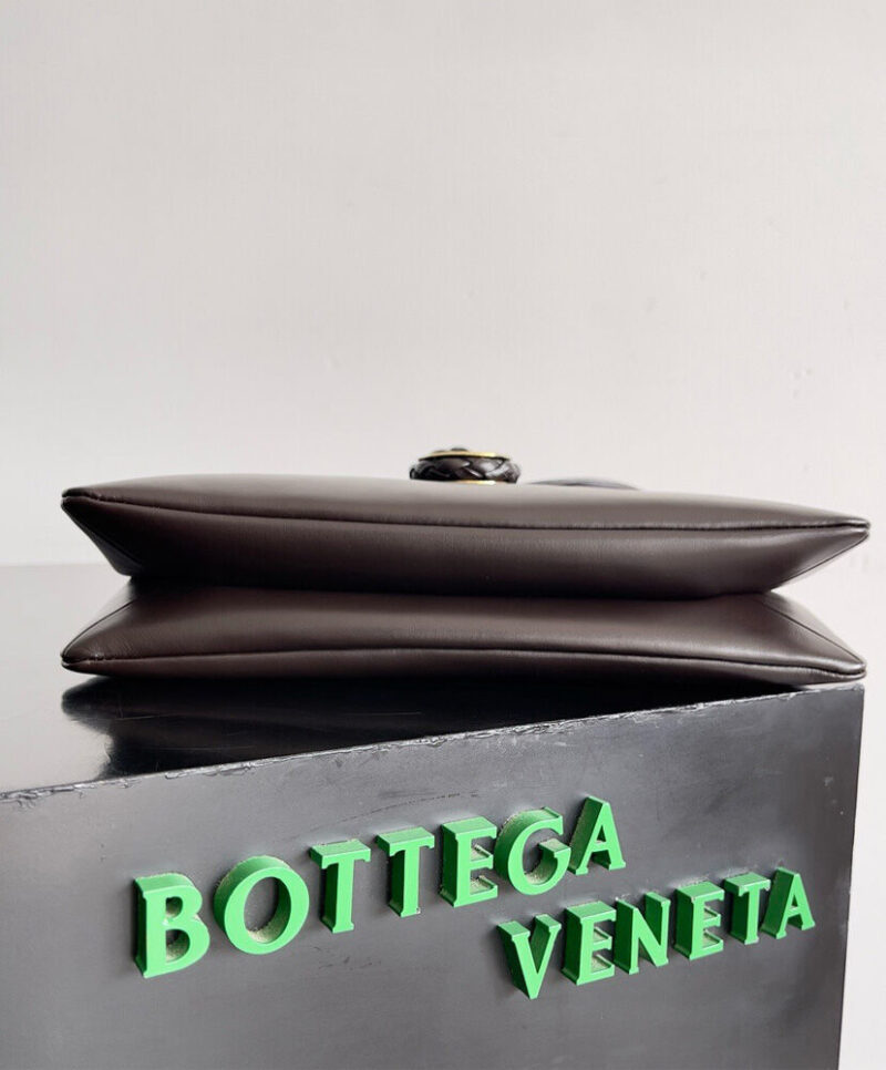 Bottega Veneta Small Liberta Dark Coffee