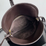 Bottega Veneta Small Liberta Dark Coffee
