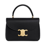 Celine Teen Nino Bag In Shiny Calfskin Black