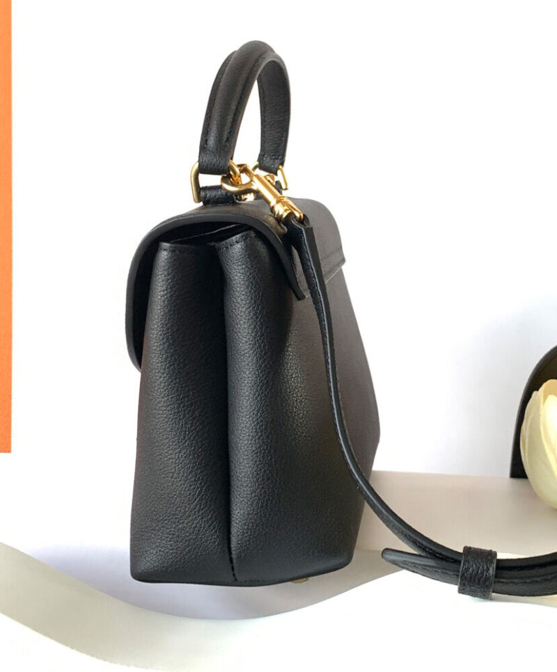 Celine Teen Nino Bag In Shiny Calfskin Black
