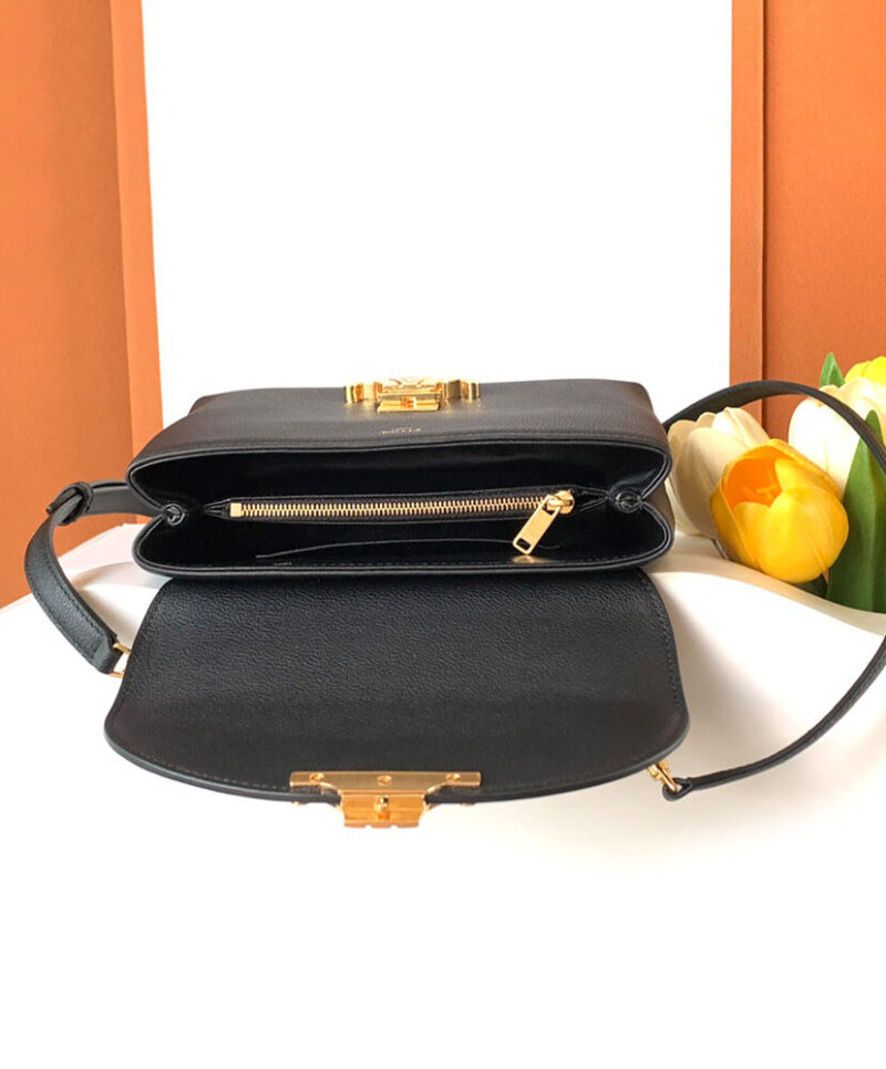 Celine Teen Nino Bag In Shiny Calfskin Black