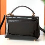 Celine Teen Nino Bag In Patent Calfskin Black