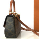 Celine Teen Celine Lola In Triomphe Canvas And Calfskin Coffee