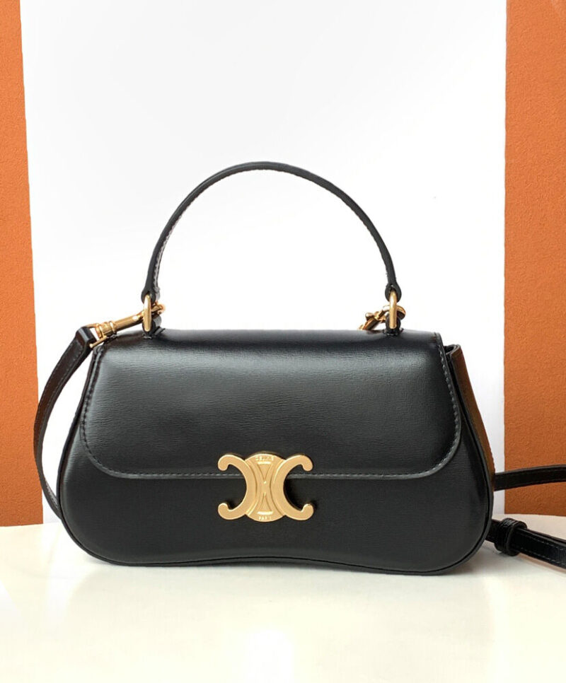 Celine Teen Celine Lola In Shiny Calfskin Black