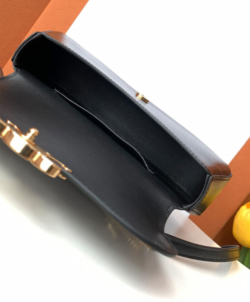 Celine Teen Celine Lola In Shiny Calfskin Black