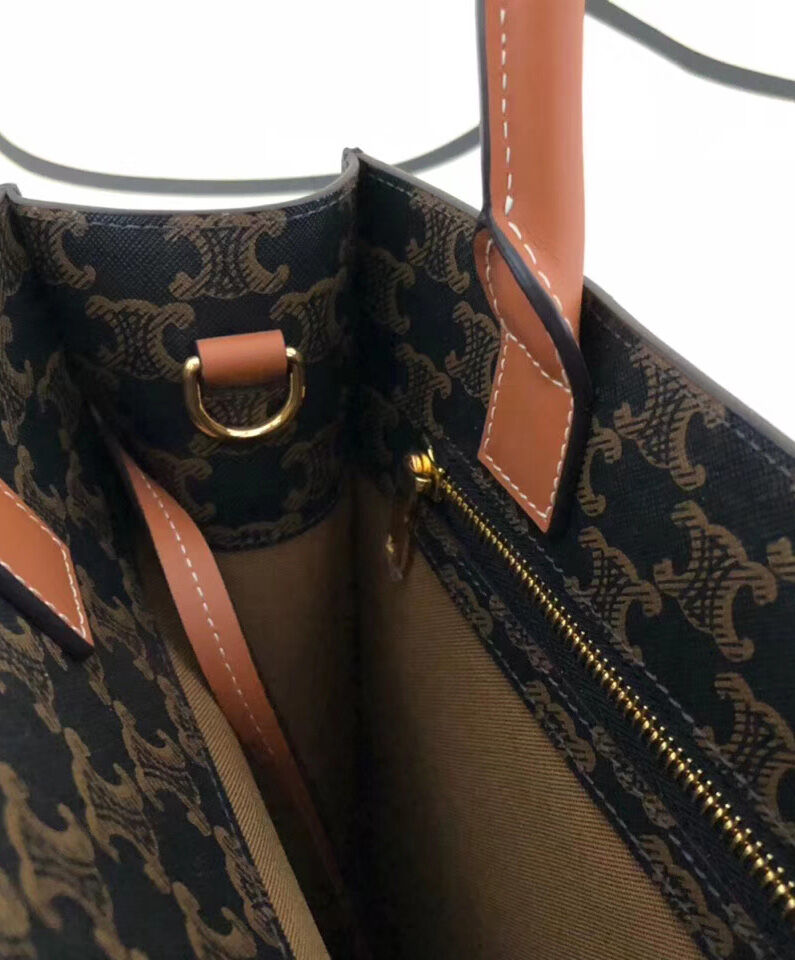 Celine Small Cabas Vertical Brown