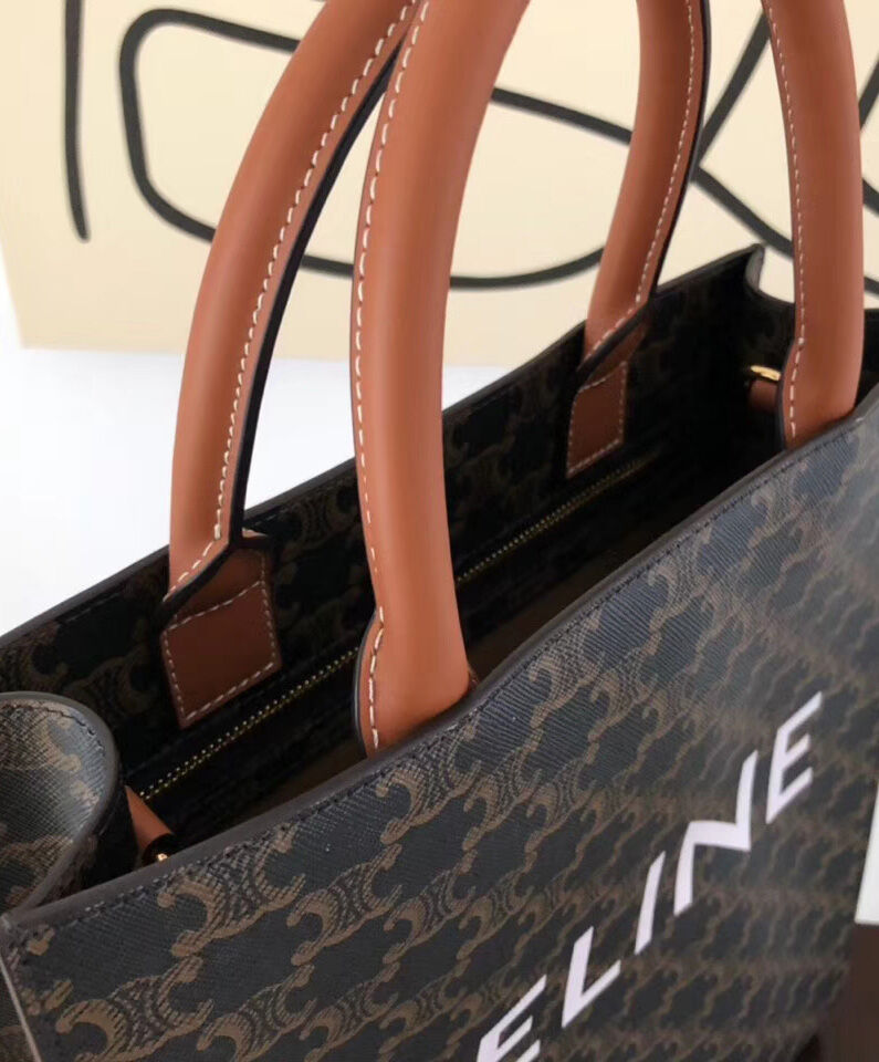 Celine Small Cabas Vertical Brown