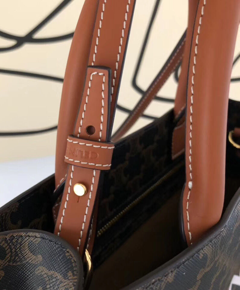 Celine Small Cabas Vertical Brown