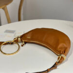 Chloe Small Bracelet Hobo Bag In Grained Leather