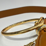Chloe Small Bracelet Hobo Bag In Grained Leather