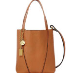 Chloe Small Chloe Spin Tote Bag In Grained Leather