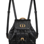 Christian Dior Small Dior Caro Backpack Black