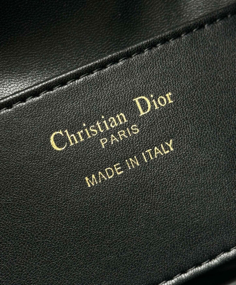 Christian Dior Small Dior Caro Backpack Black