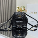 Christian Dior Small Dior Caro Backpack Black