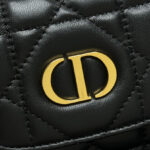 Christian Dior Small Dior Caro Backpack Black