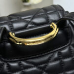 Christian Dior Small Dior Caro Backpack Black