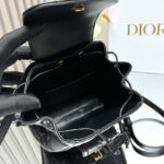 Christian Dior Small Dior Caro Backpack Black