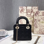 Christian Dior Mini Lady Dior Bag Black