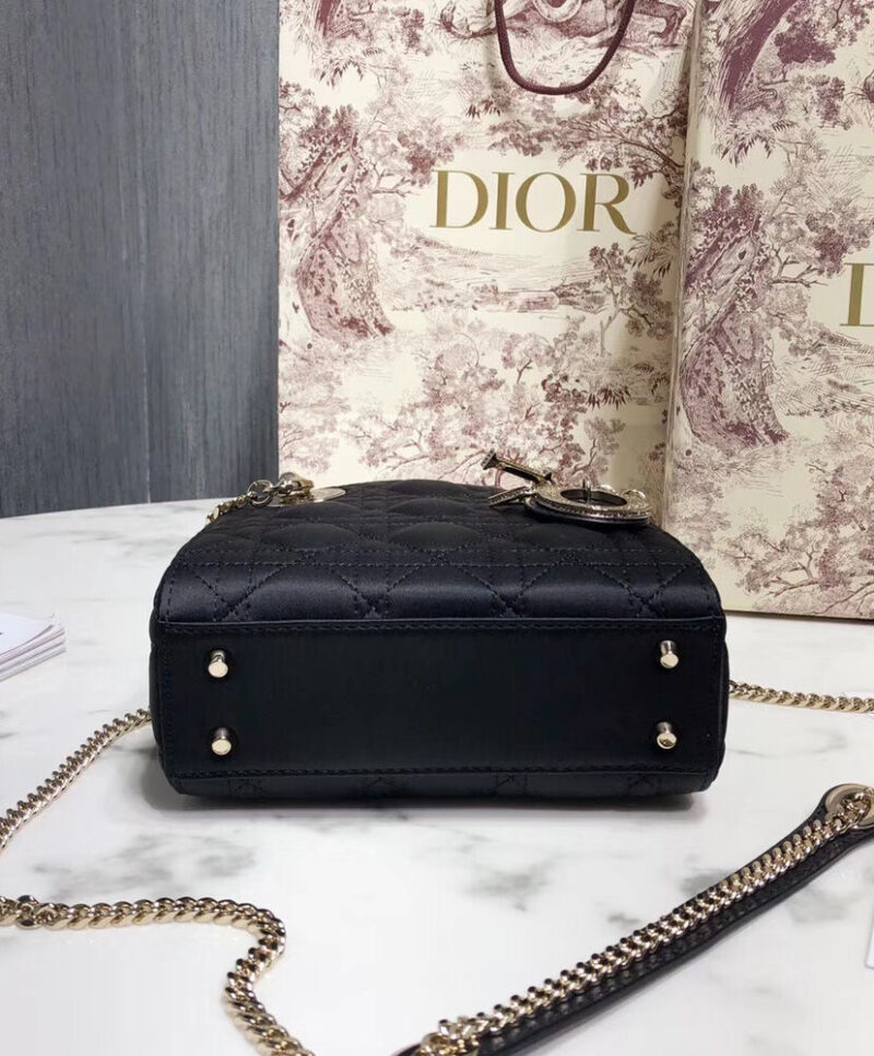 Christian Dior Mini Lady Dior Bag Black