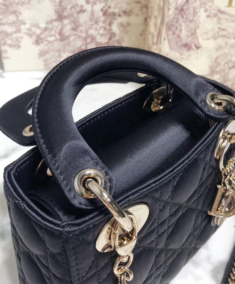 Christian Dior Mini Lady Dior Bag Black