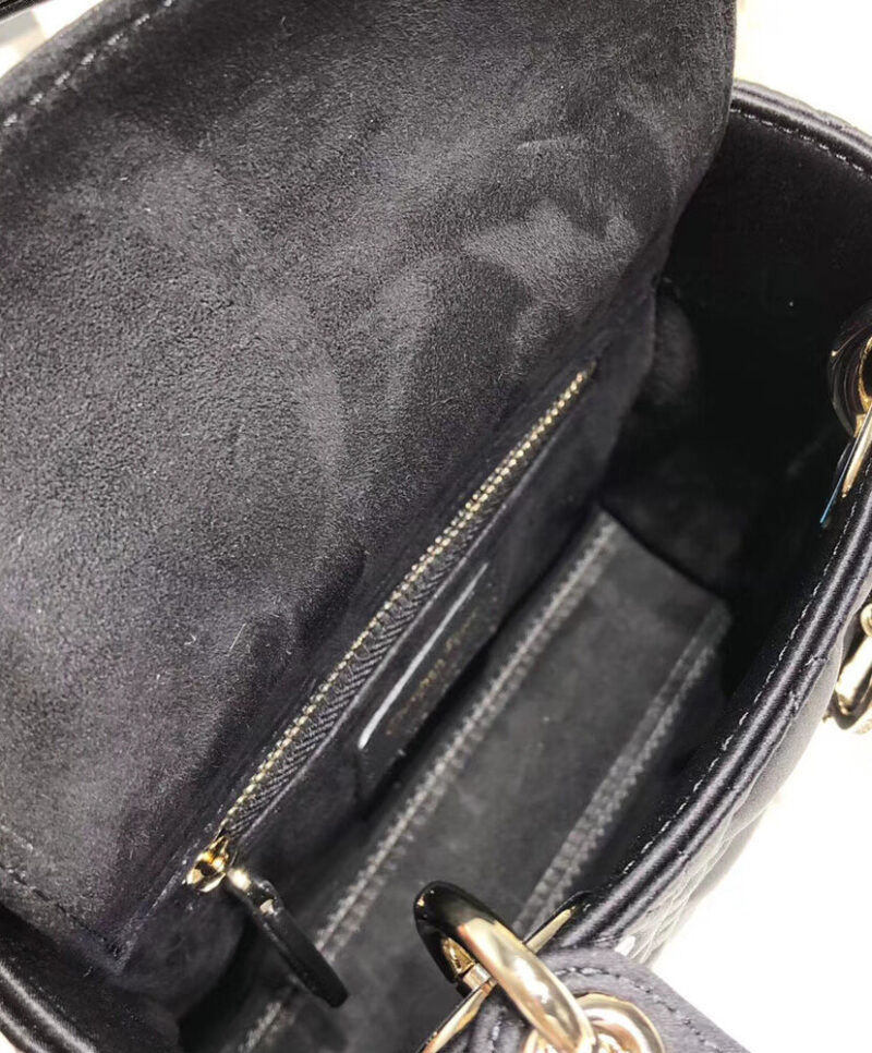 Christian Dior Mini Lady Dior Bag Black