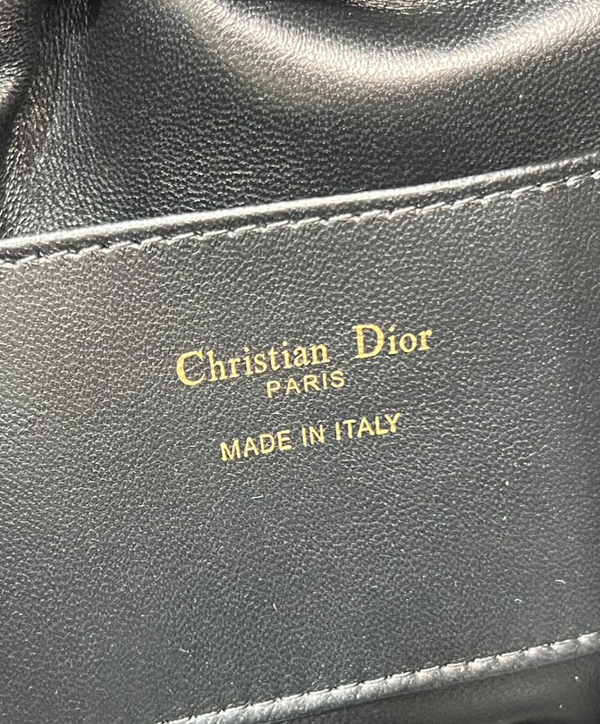 Christian Dior Walk in Dior Purse Black