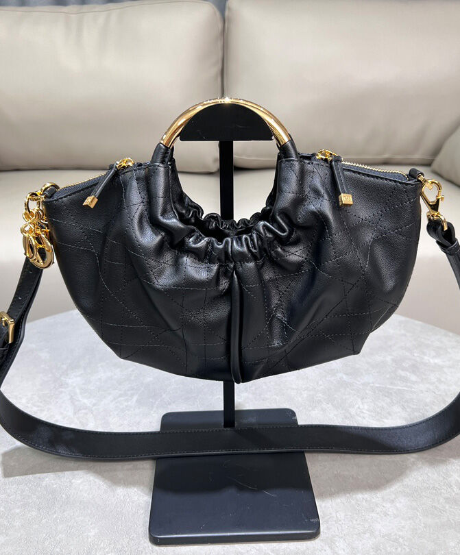 Christian Dior Walk in Dior Purse Black
