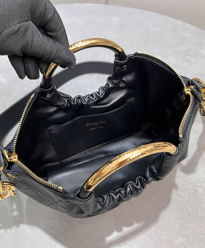 Christian Dior Walk in Dior Purse Black