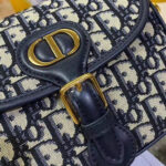 Christian Dior Small Dior Bobby Handbag Dark Blue