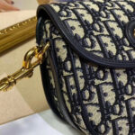 Christian Dior Small Dior Bobby Handbag Dark Blue