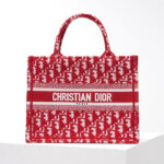 Christian Dior Small Dior Book Tote Red