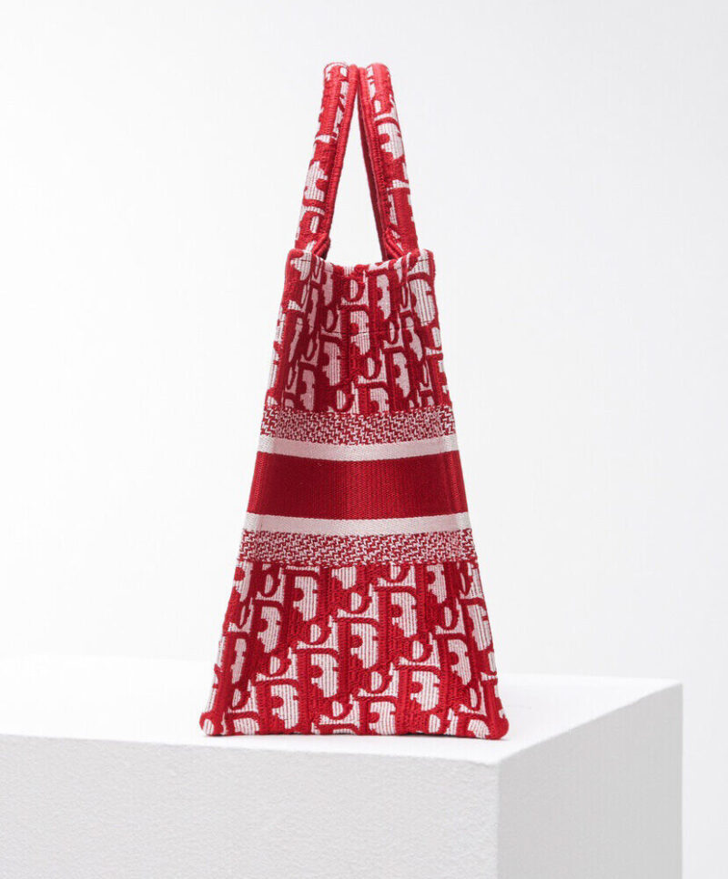 Christian Dior Small Dior Book Tote Red