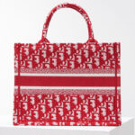 Christian Dior Small Dior Book Tote Red