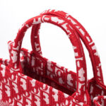 Christian Dior Small Dior Book Tote Red