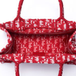 Christian Dior Small Dior Book Tote Red