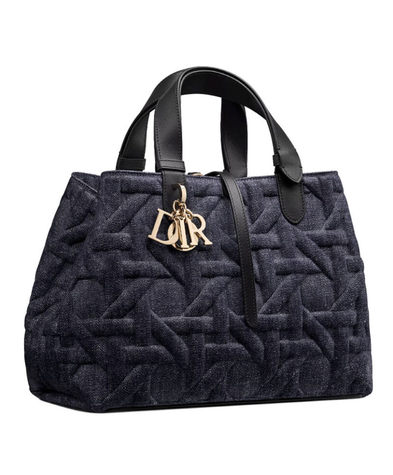 Christian Dior Medium Dior Toujours Bag Dark Blue