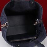 Christian Dior Medium Dior Toujours Bag Dark Blue