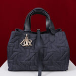 Christian Dior Medium Dior Toujours Bag Dark Blue