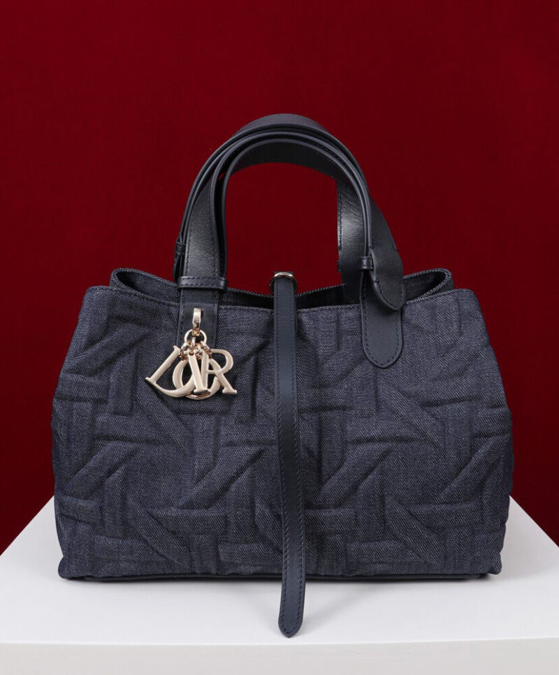 Christian Dior Medium Dior Toujours Bag Dark Blue
