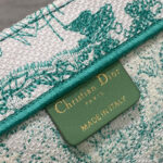 Christian Dior Medium Dioriviera Dior Book Tote Green