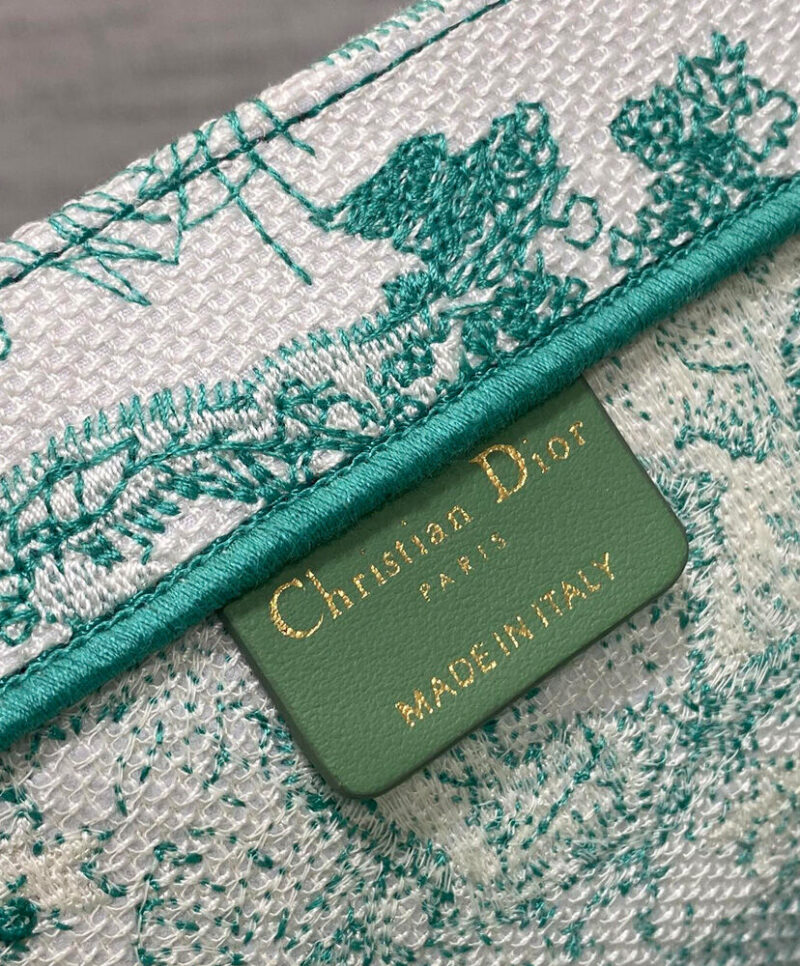 Christian Dior Medium Dioriviera Dior Book Tote Green