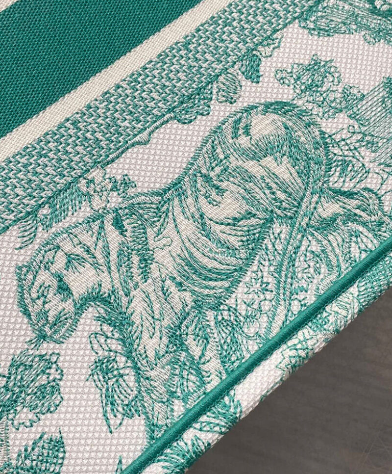 Christian Dior Medium Dioriviera Dior Book Tote Green