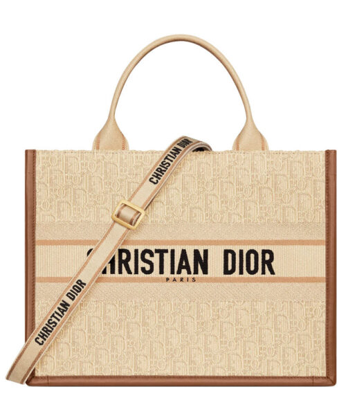 Christian Dior Medium Dior Book Tote Apricot