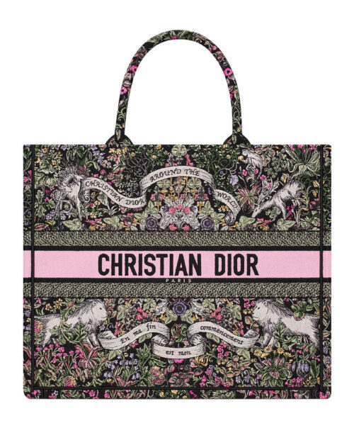 Christian Dior Large Dior Book Tote Pink