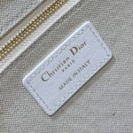 Christian Dior Small Dior Book Tote Cream
