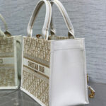 Christian Dior Small Dior Book Tote Cream