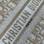 Christian Dior Small Dior Book Tote Cream